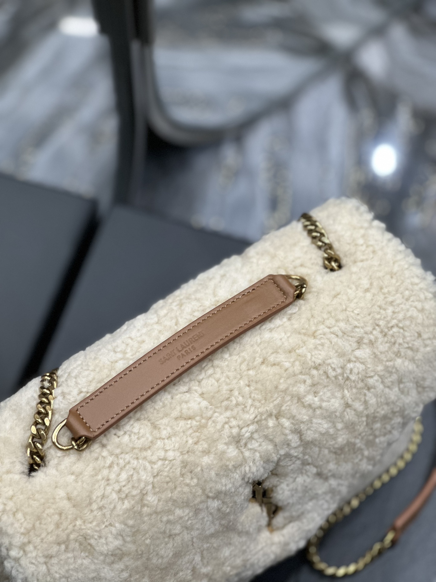 LOULOU SMALL CHAIN BAG IN QUILTED “Y”