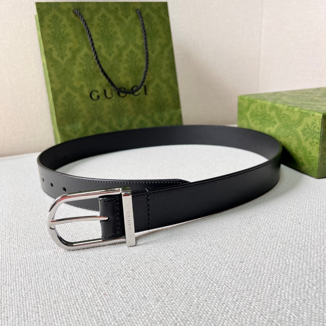 G*u*i leather belt