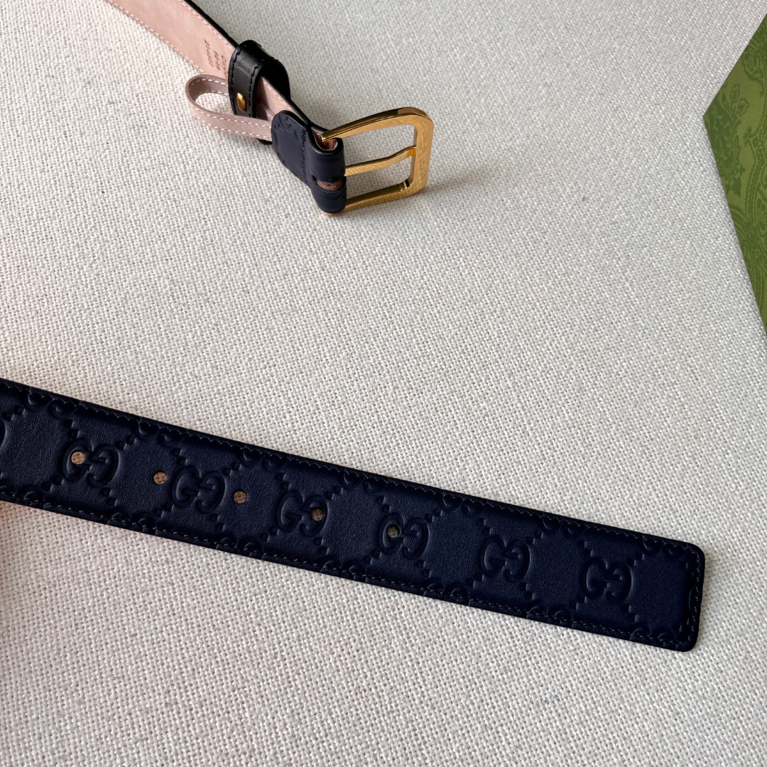 G*u*i monogram belt