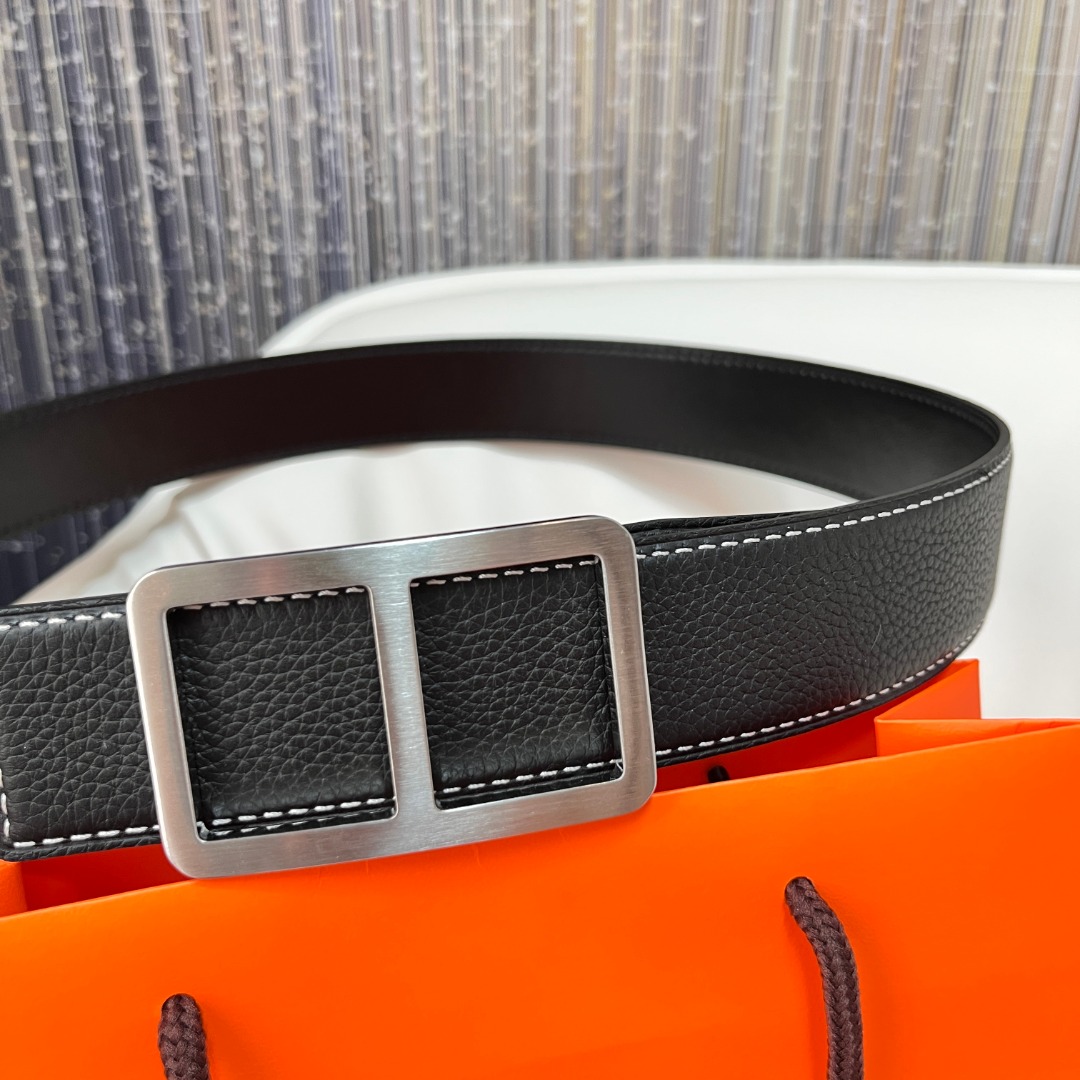 H**mes leather belt