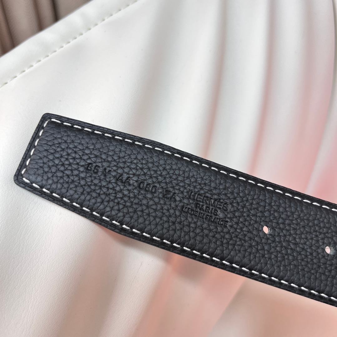 H**mes leather belt