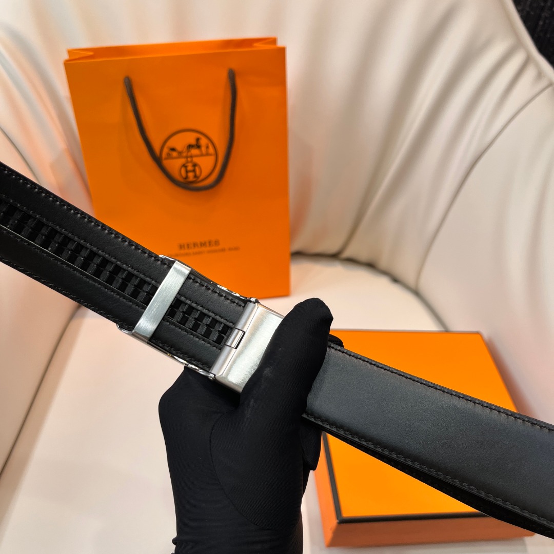 H**mes leather belt