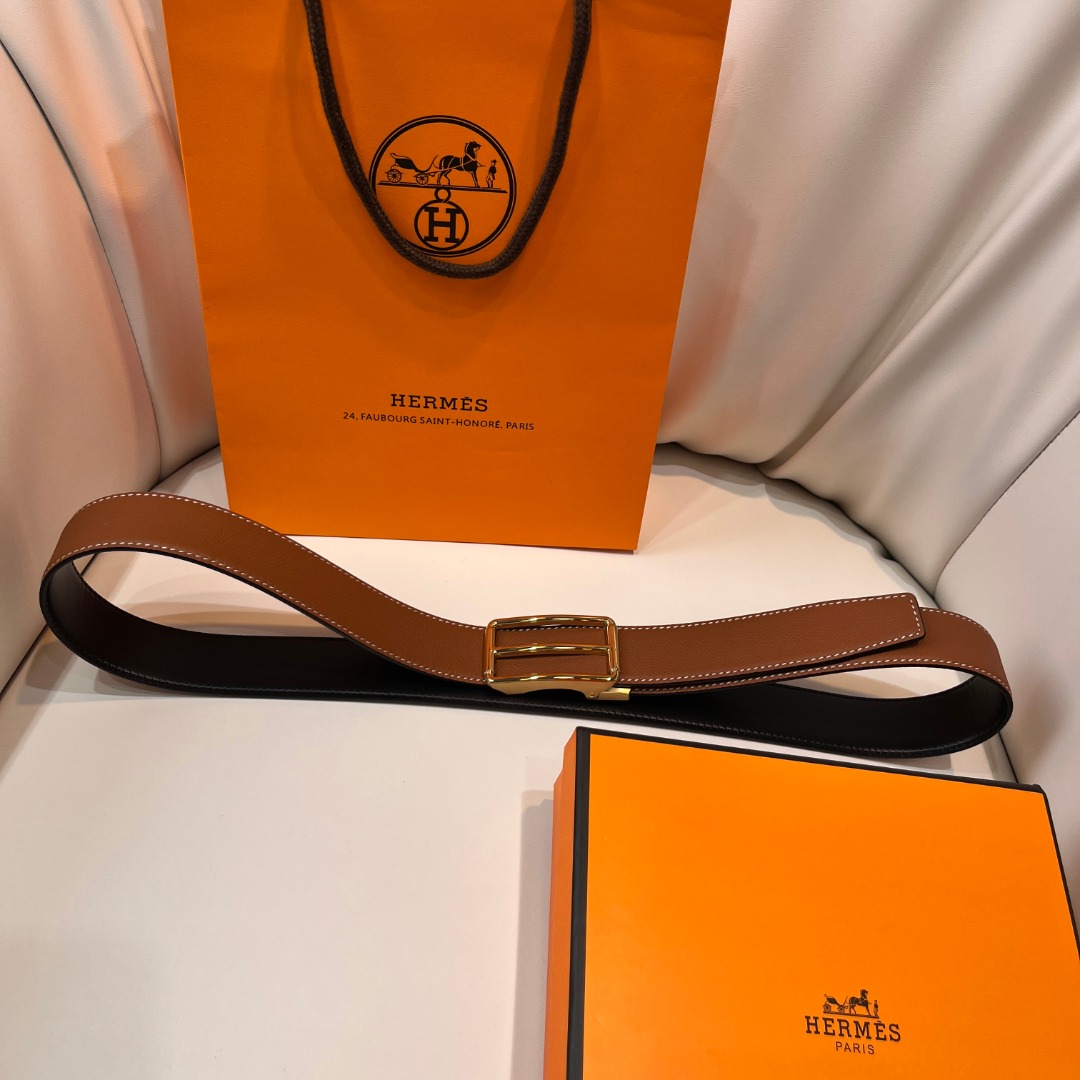 H**mes leather belt