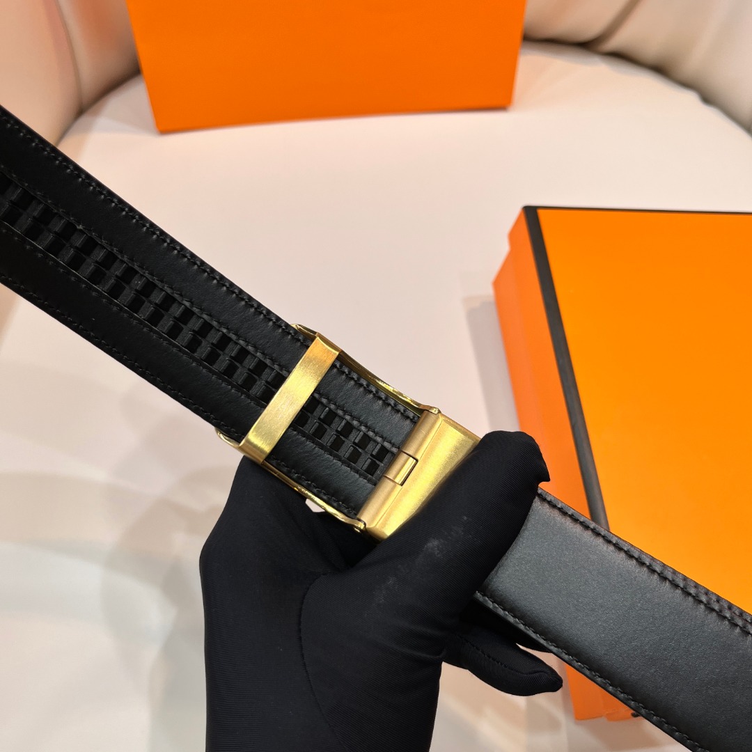 H**mes leather belt