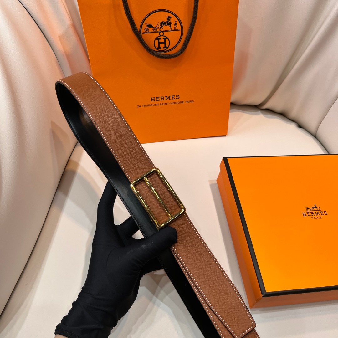 H**mes leather belt