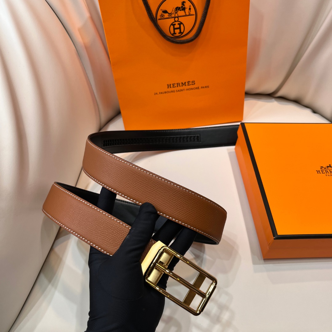 H**mes leather belt