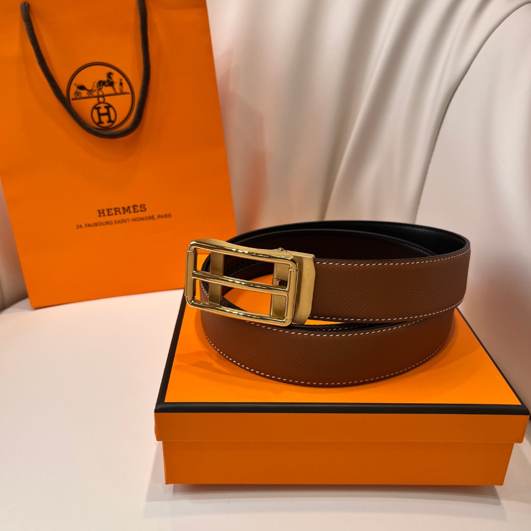 H**mes leather belt
