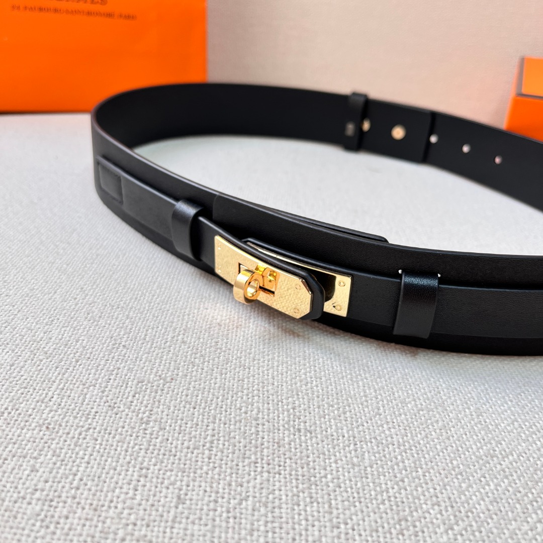 H**mes epsom kelly belt