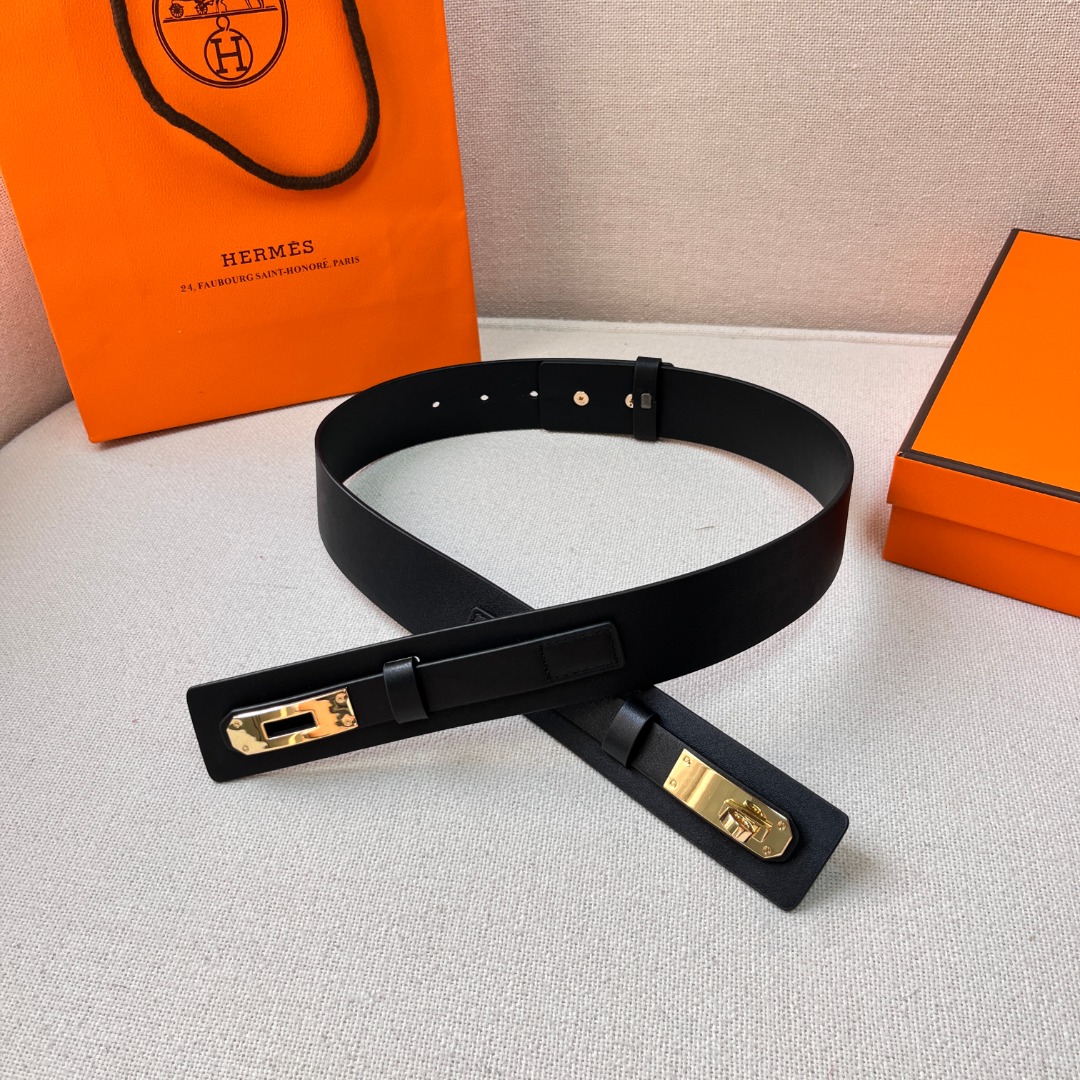 H**mes epsom kelly belt