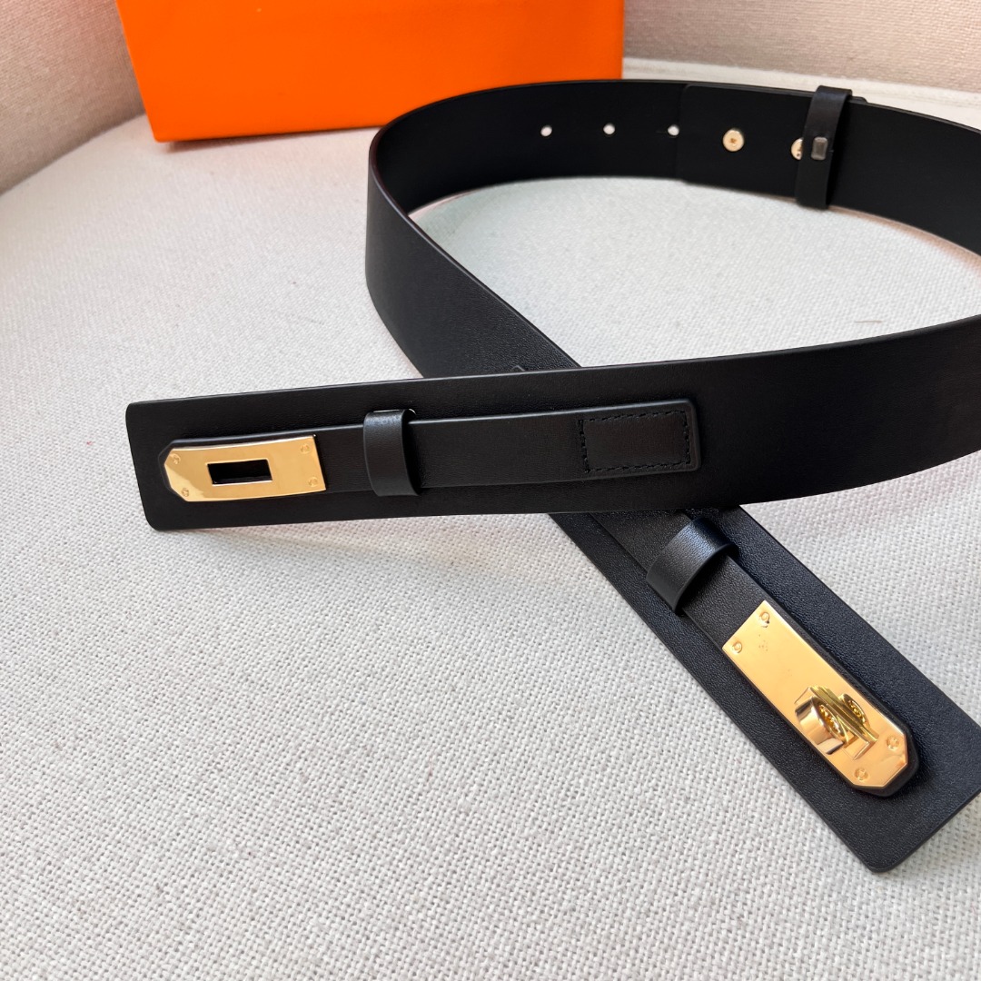 H**mes epsom kelly belt