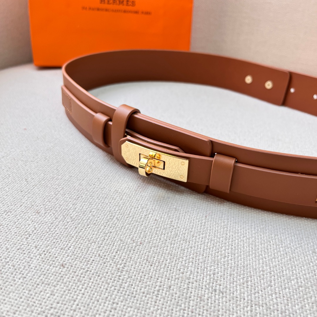 H**mes epsom kelly belt
