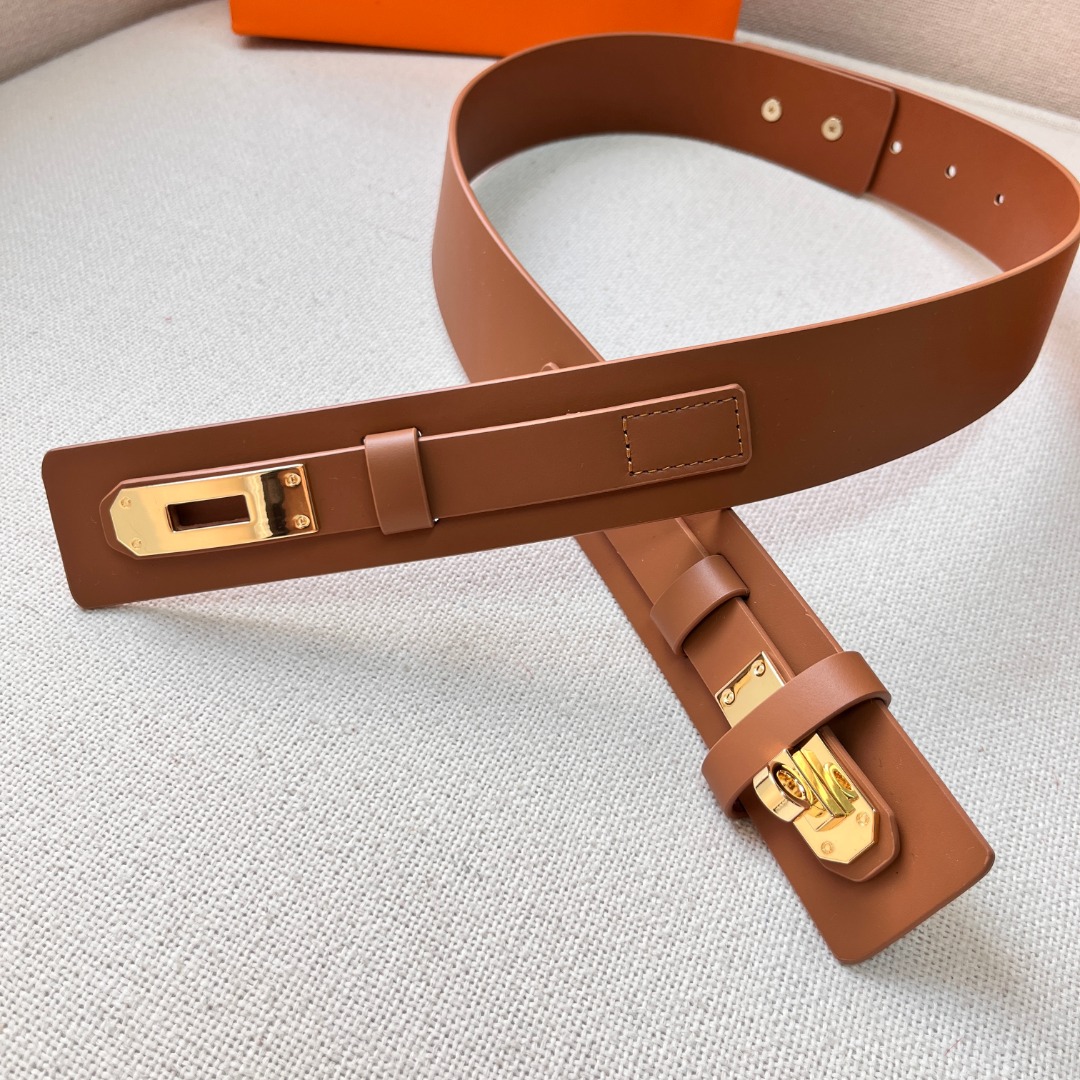 H**mes epsom kelly belt