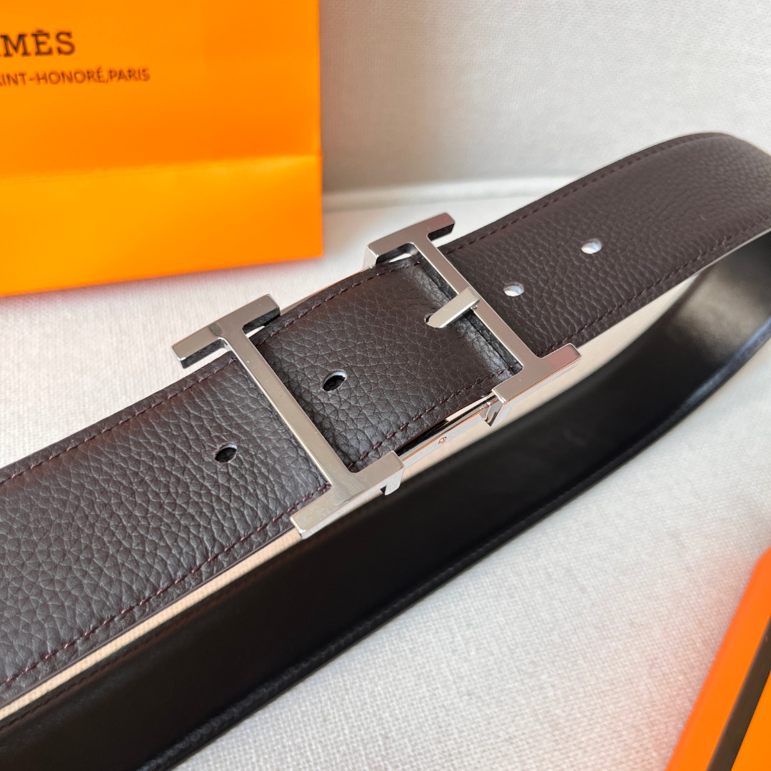 H**mes quentin reversible belt