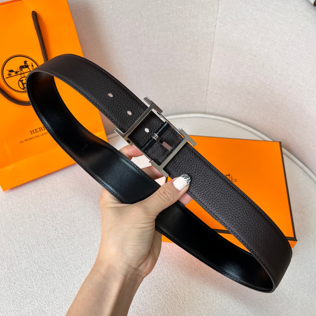 H**mes quentin reversible belt