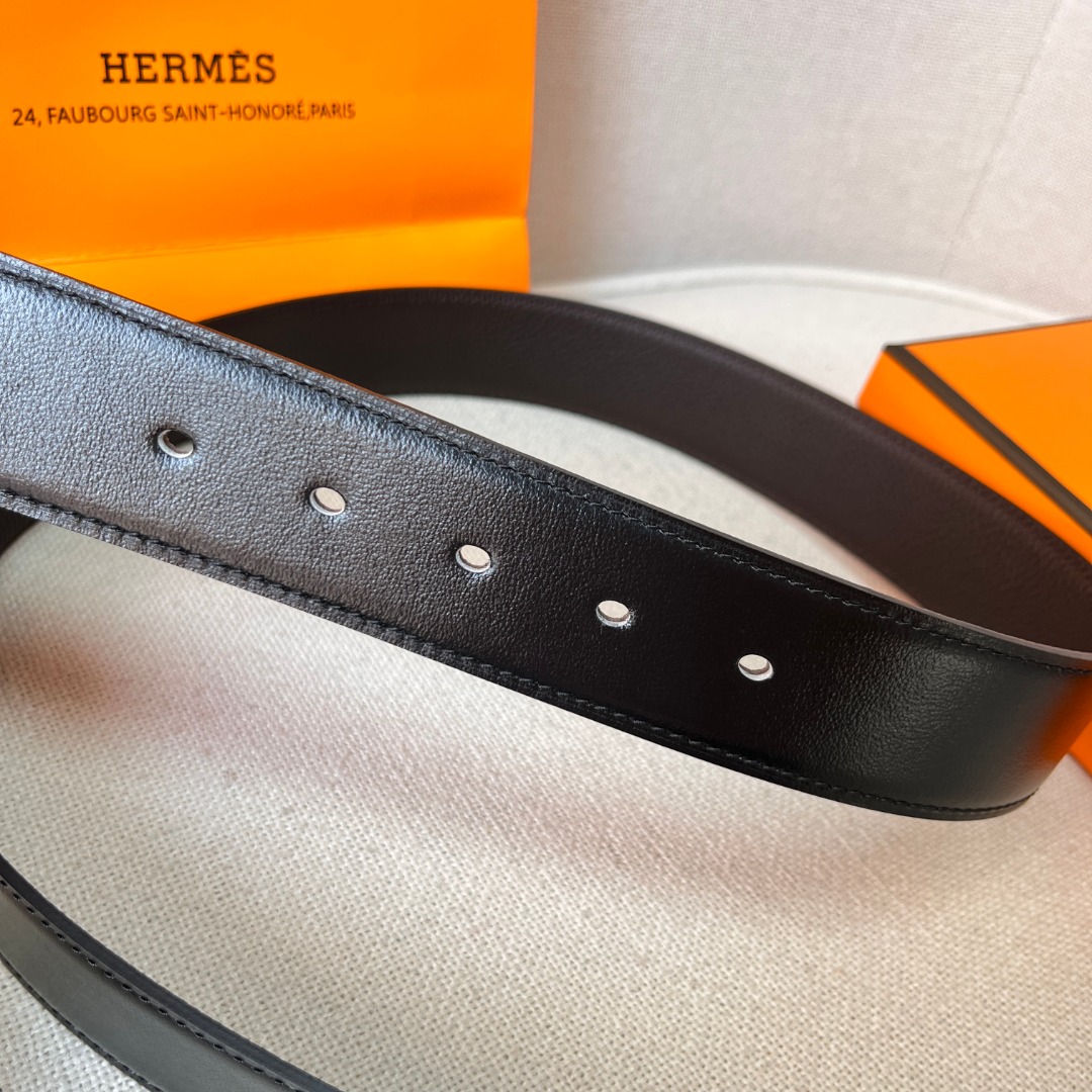 H**mes quentin reversible belt