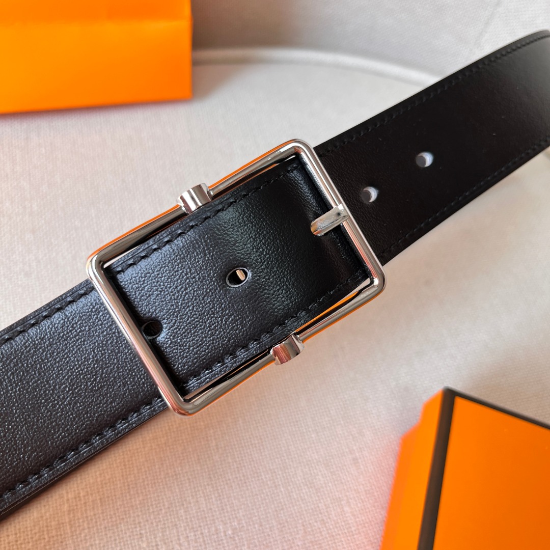 H**mes leather belt