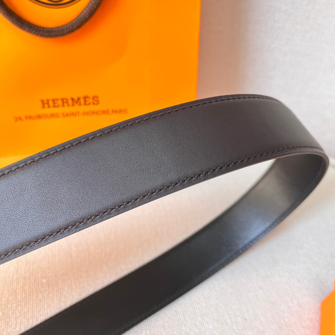 H**mes leather belt 1