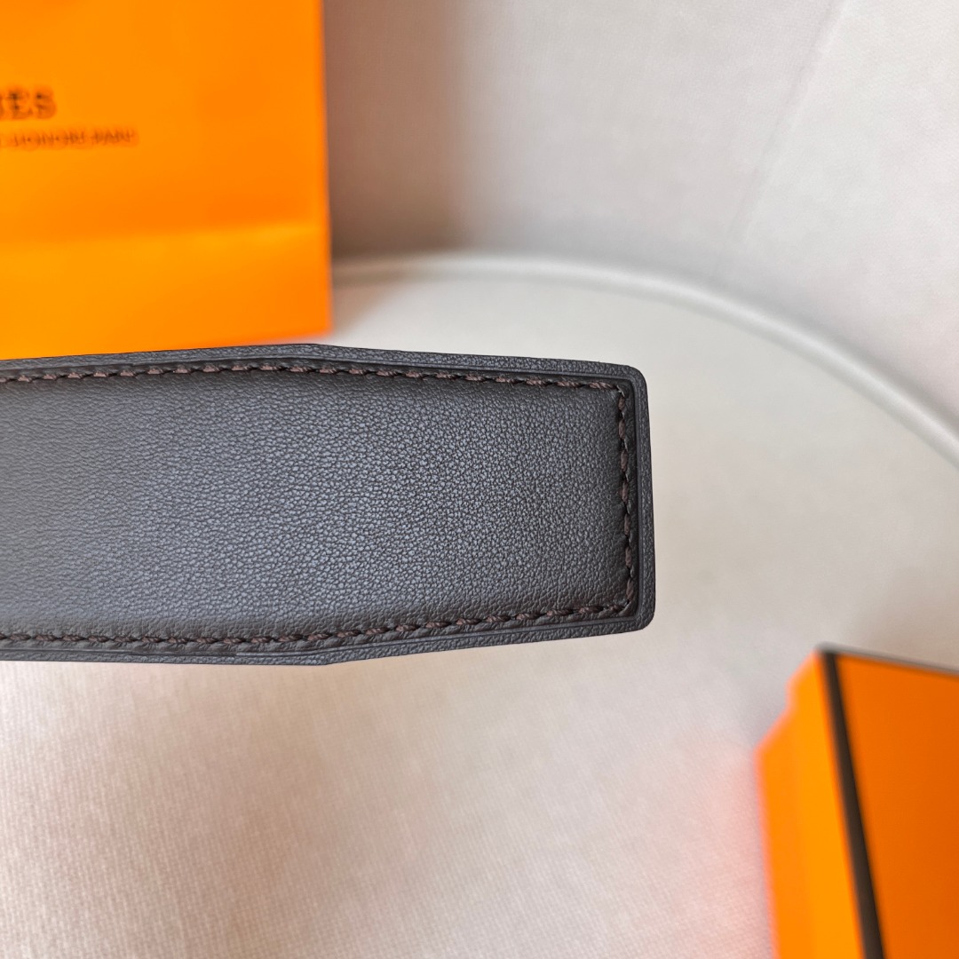H**mes leather belt 1