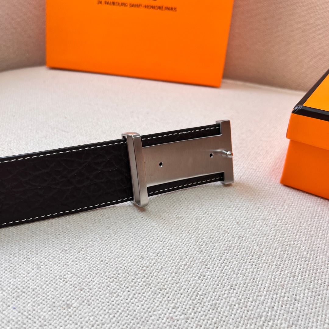 H**mes leather belt 3