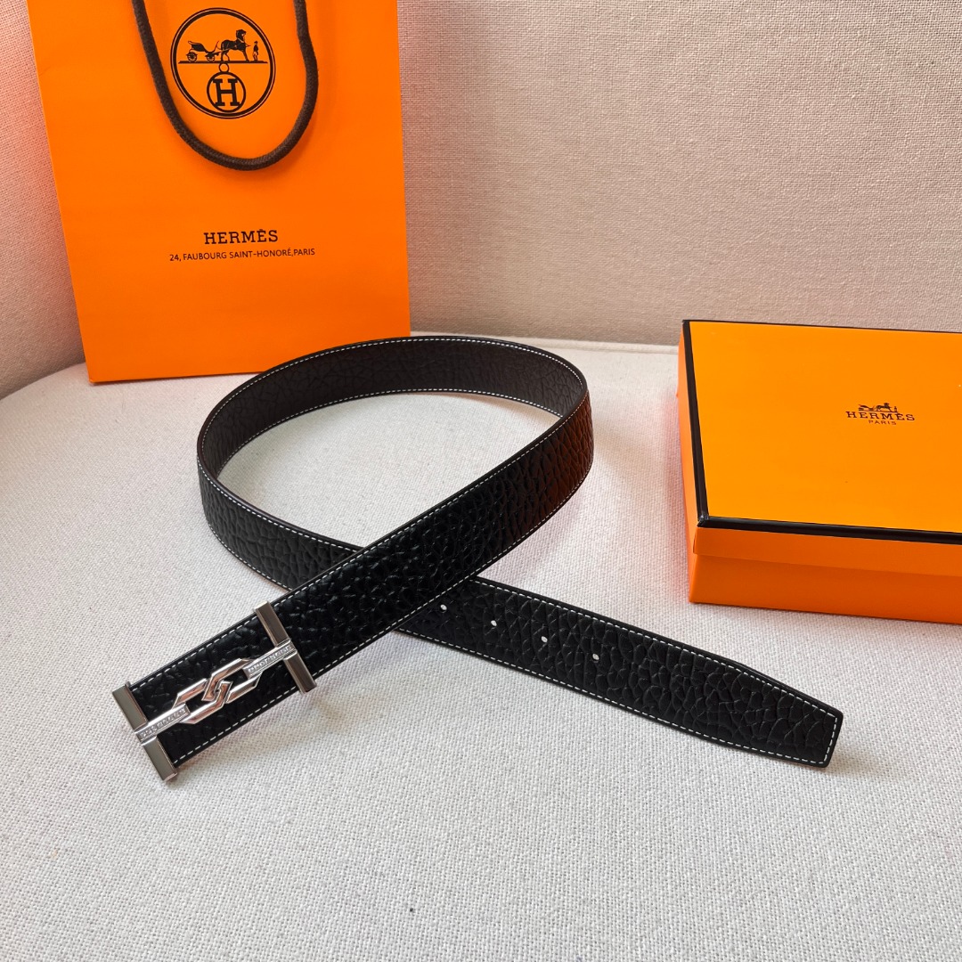 H**mes leather belt 3