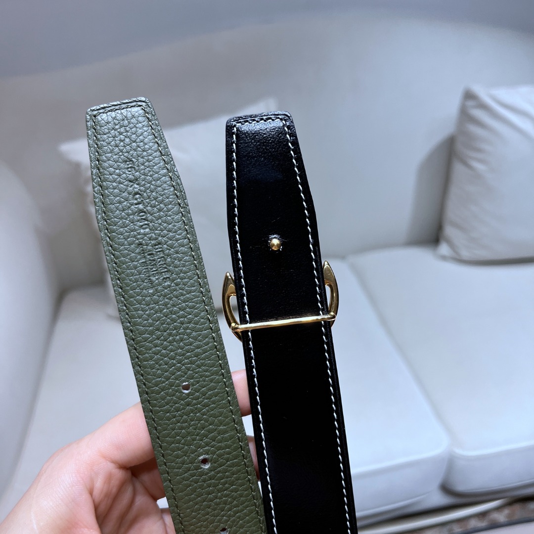 H**mes leather belt 4