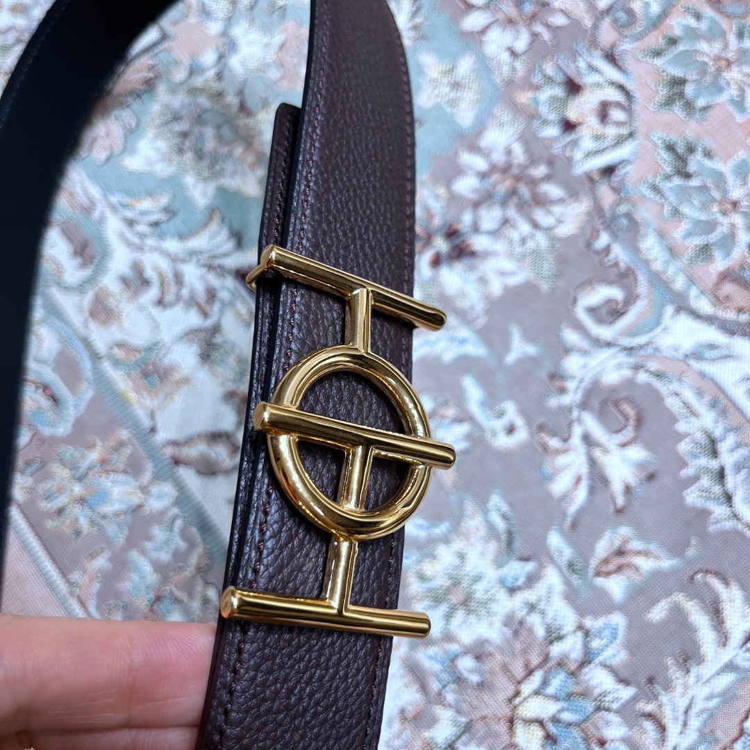 H**mes leather belt 5