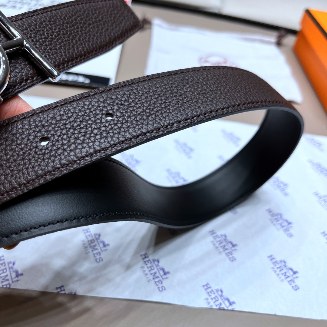 H**mes leather belt 5
