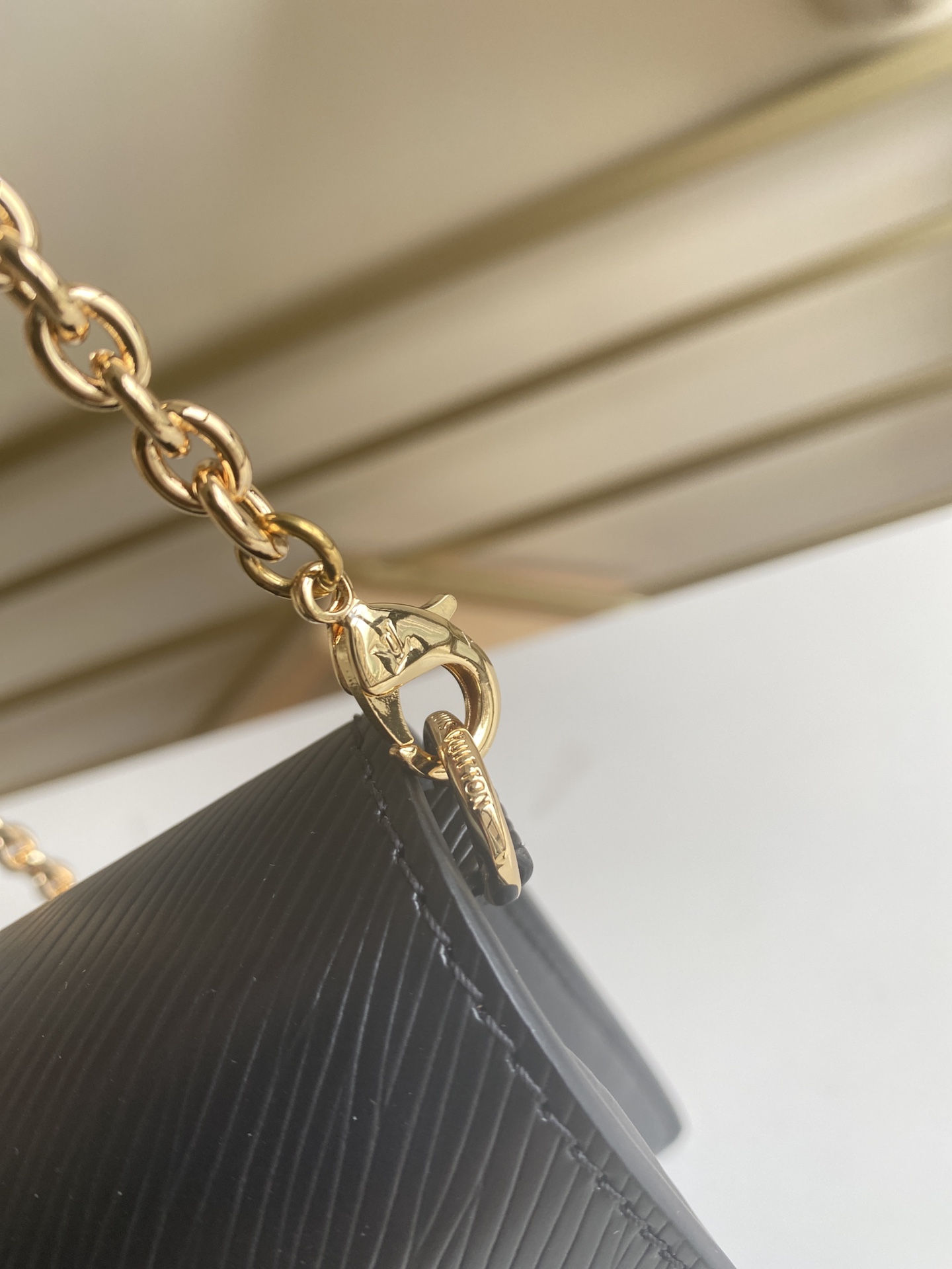 Twist Belt Chain Bag