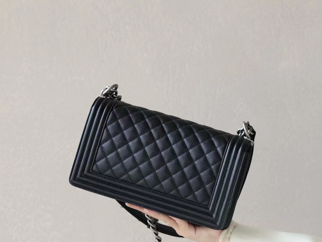 boy Ch*el shoulder bag cow leather