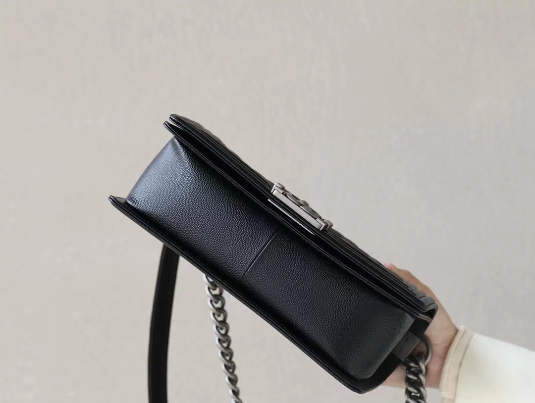 boy Ch*el shoulder bag cow leather