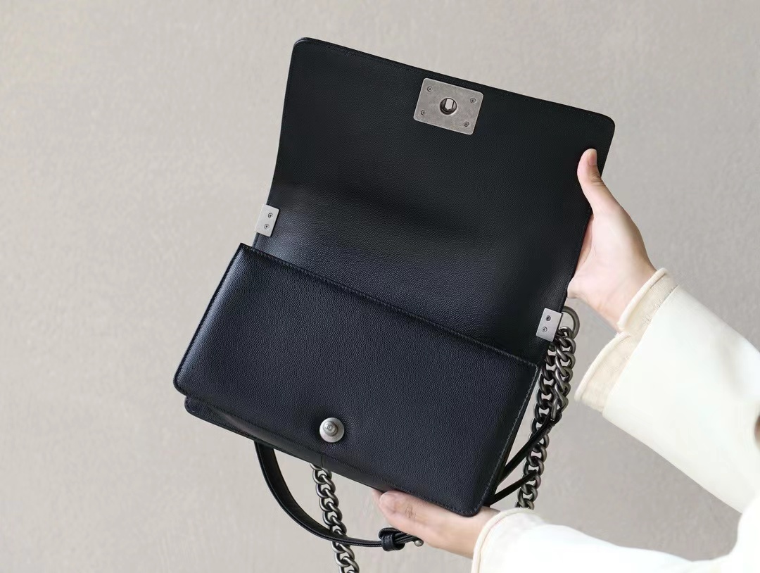 boy Ch*el shoulder bag cow leather