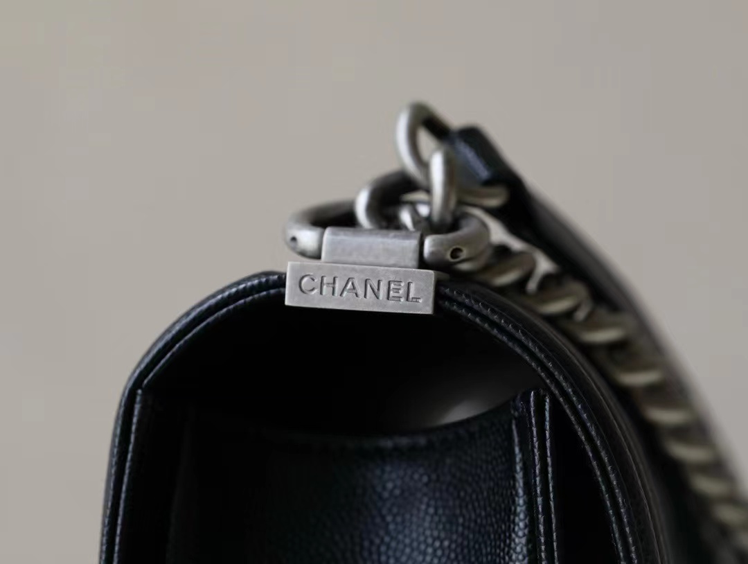 boy Ch*el shoulder bag cow leather