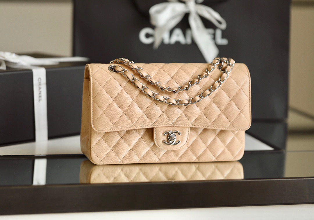 Ch*el medium classic flap bag