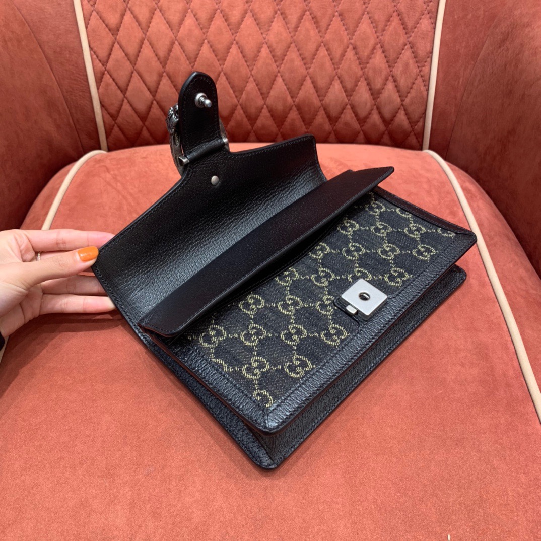 Denim mini bag