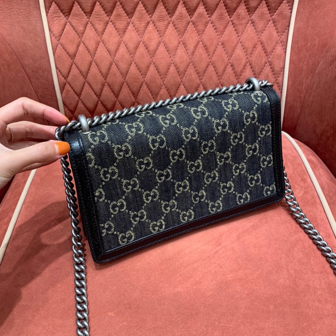 Denim mini bag