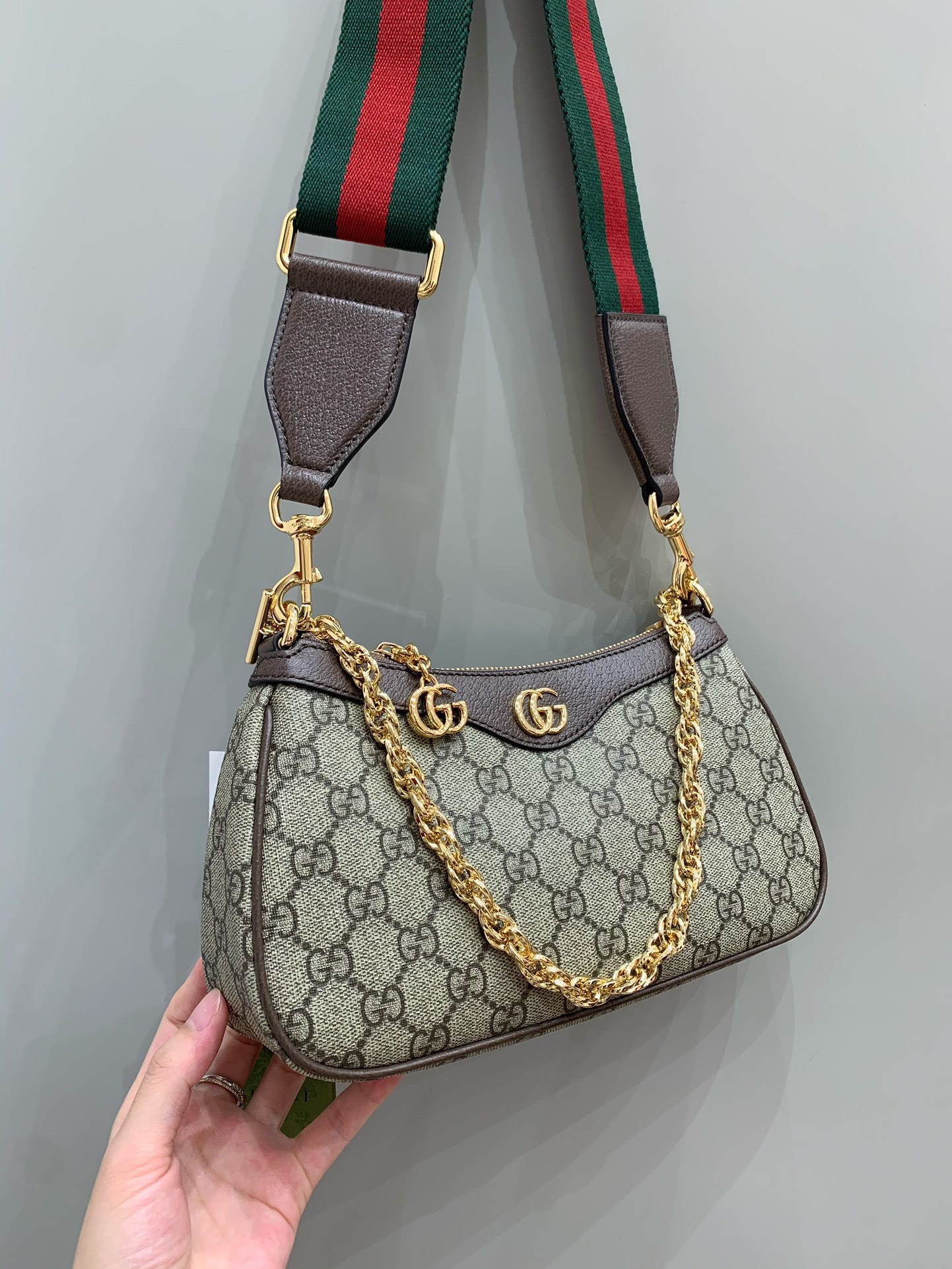 GG Ophidia handle bag