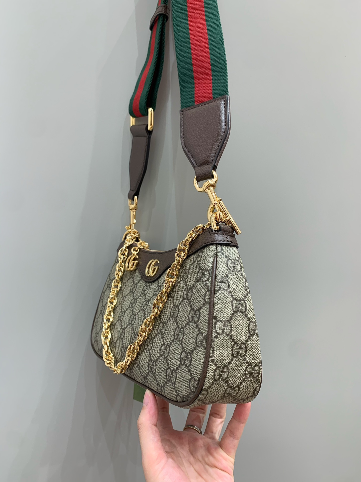 GG Ophidia handle bag