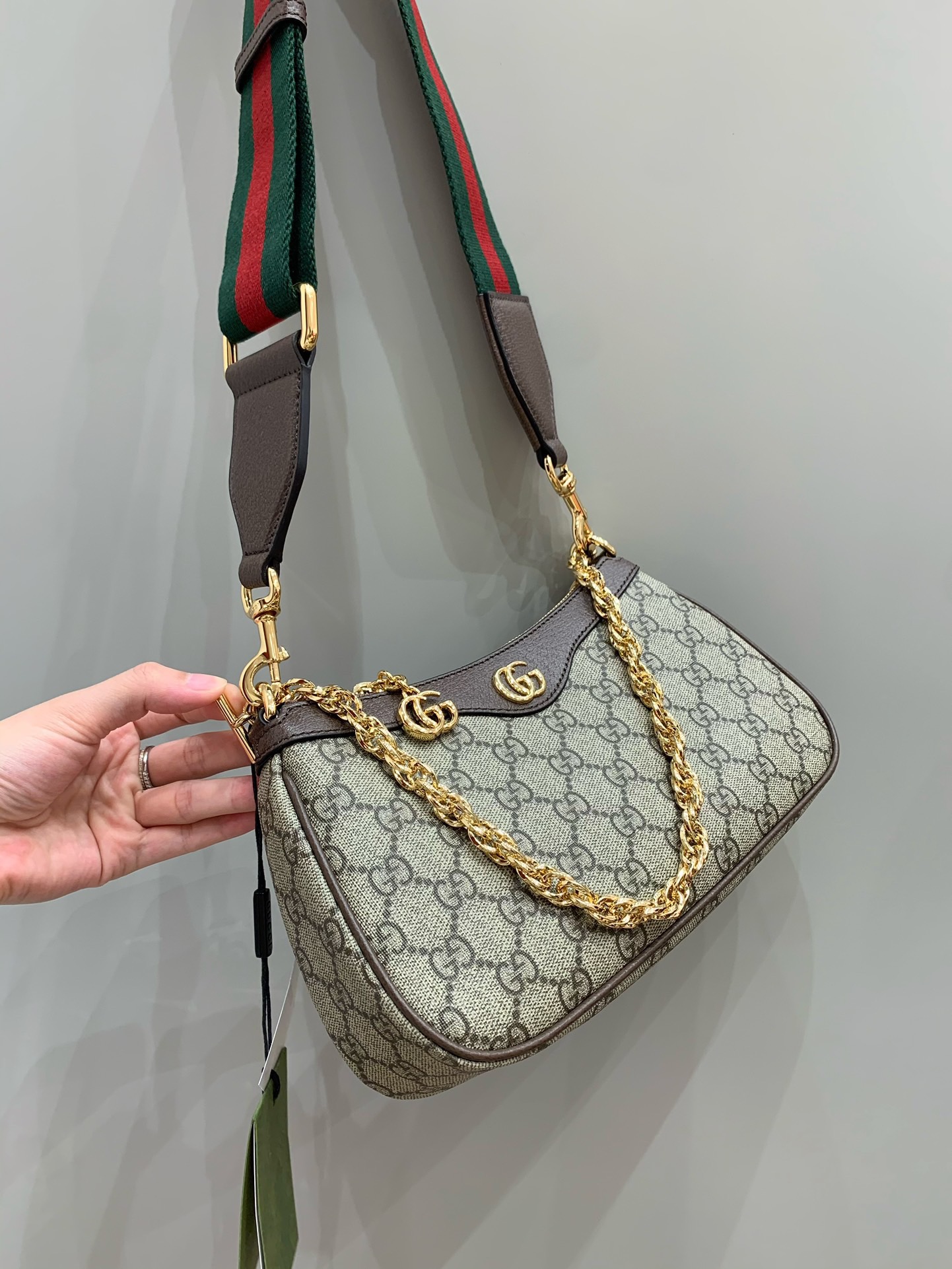GG Ophidia handle bag