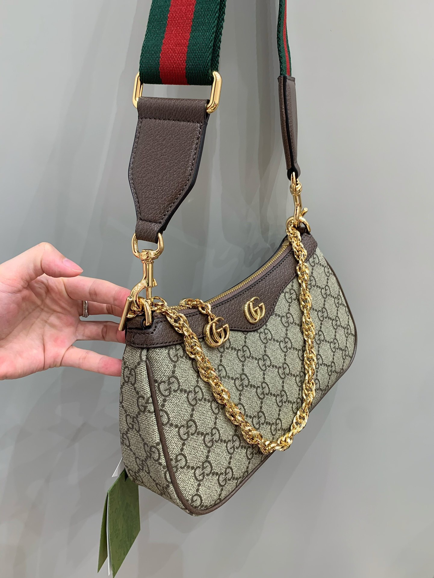 GG Ophidia handle bag