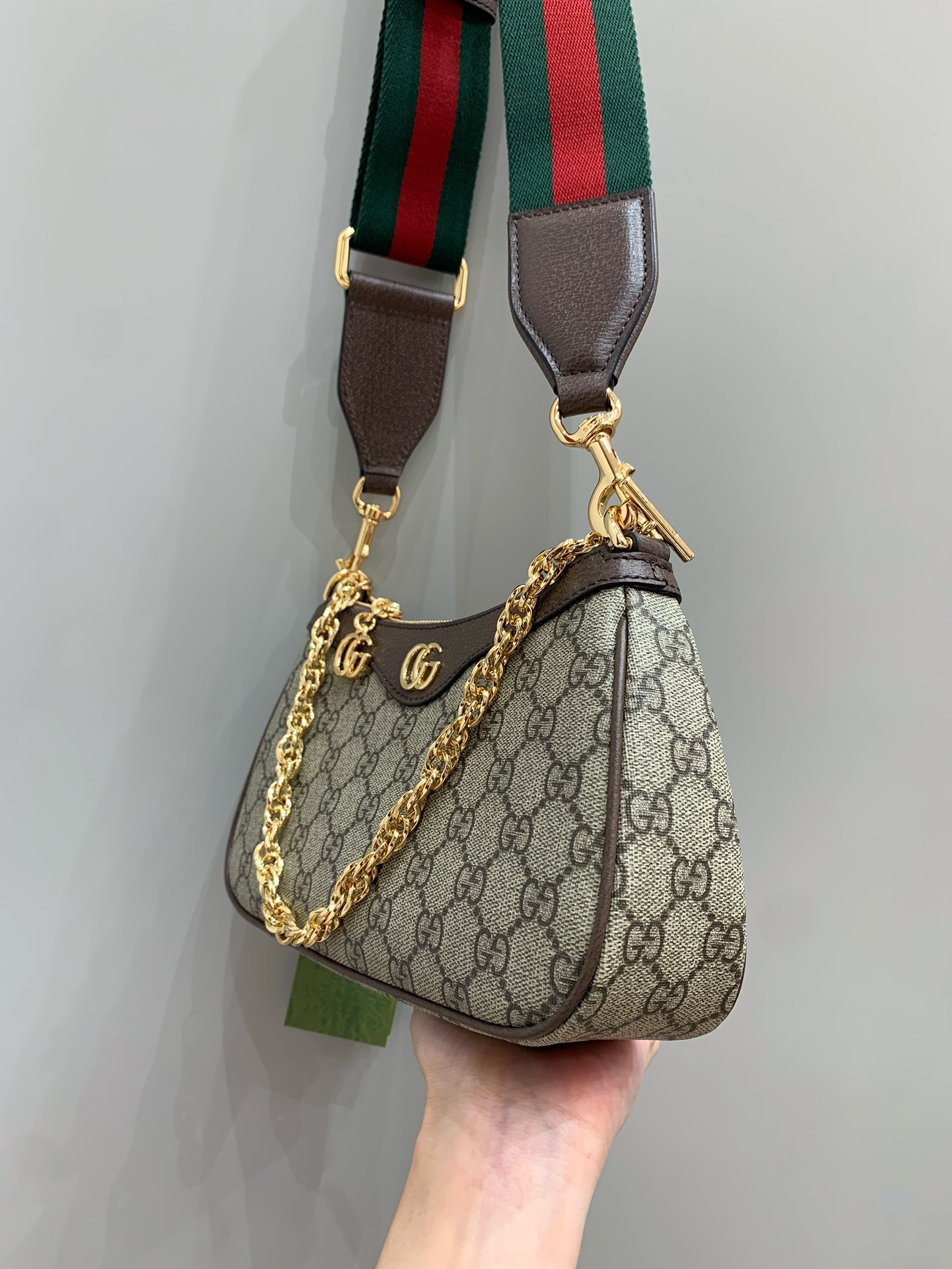 GG Ophidia handle bag