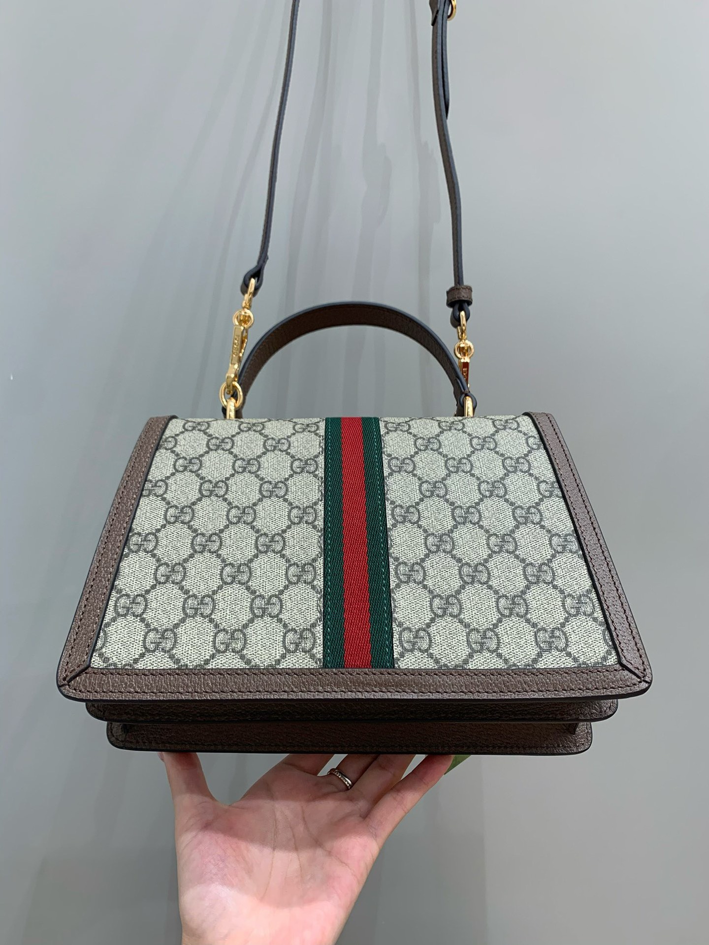 Ophidia Top handle bag