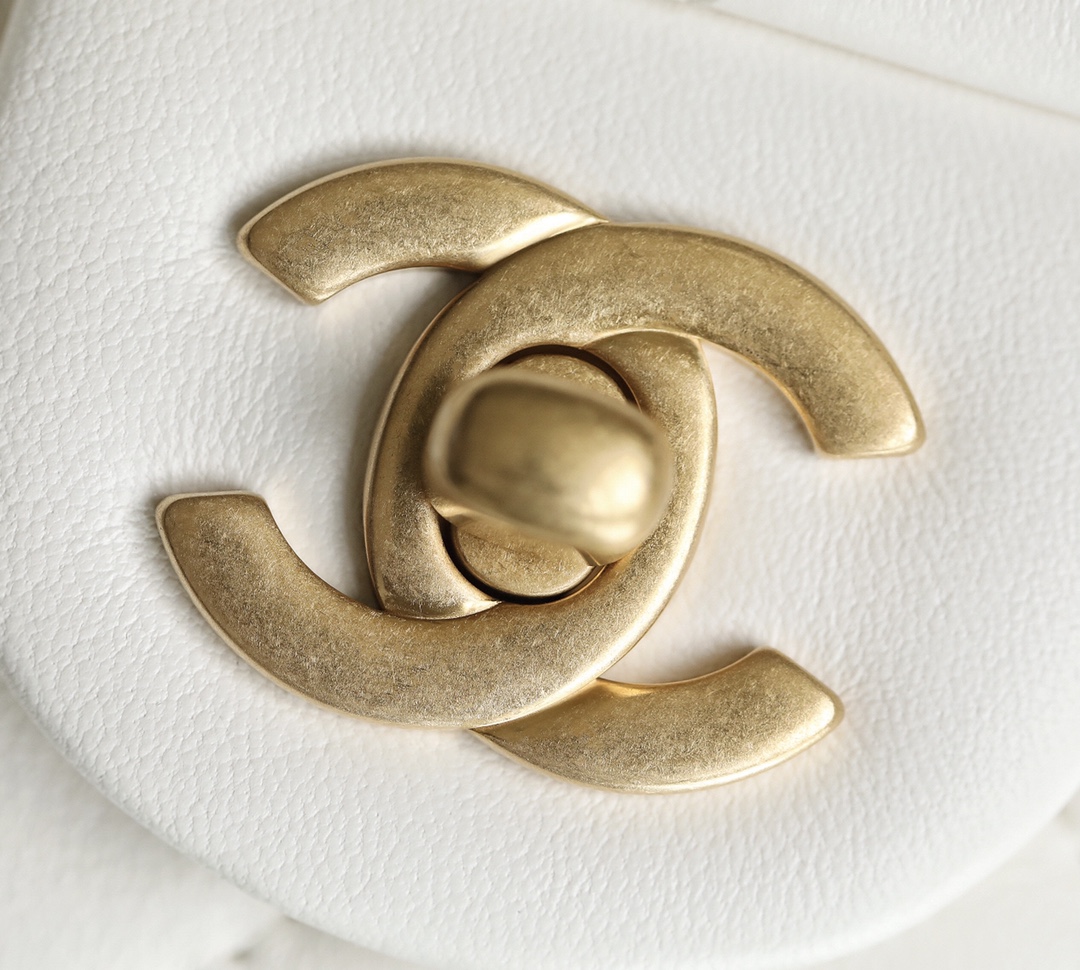Ch*el classic flap mini with golden ball