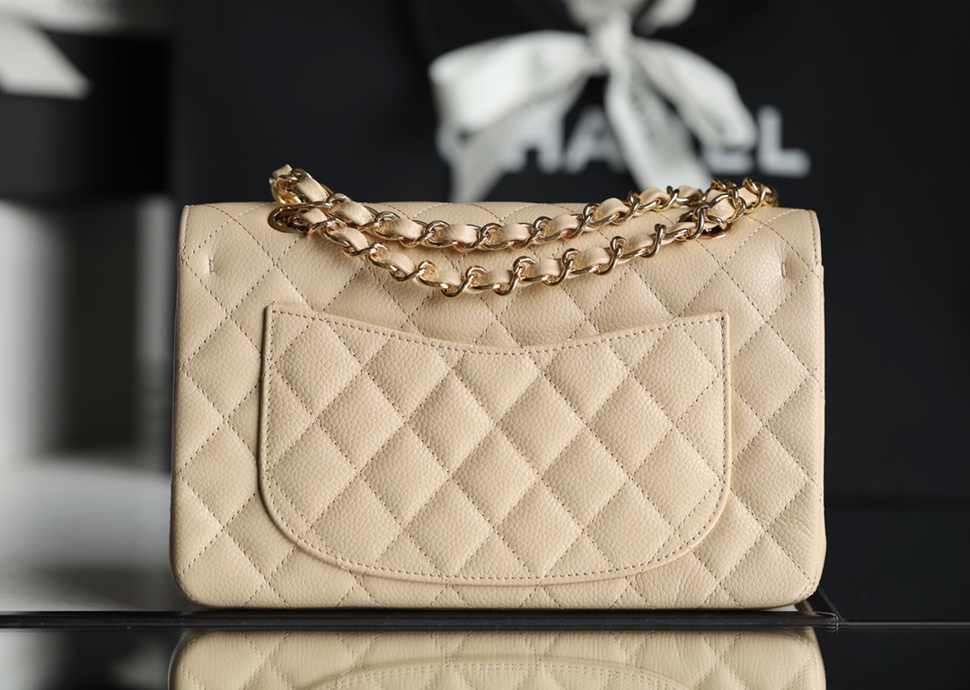 Ch*el small classic flap bag