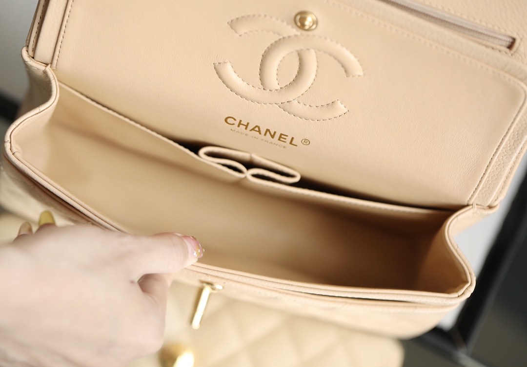 Ch*el small classic flap bag