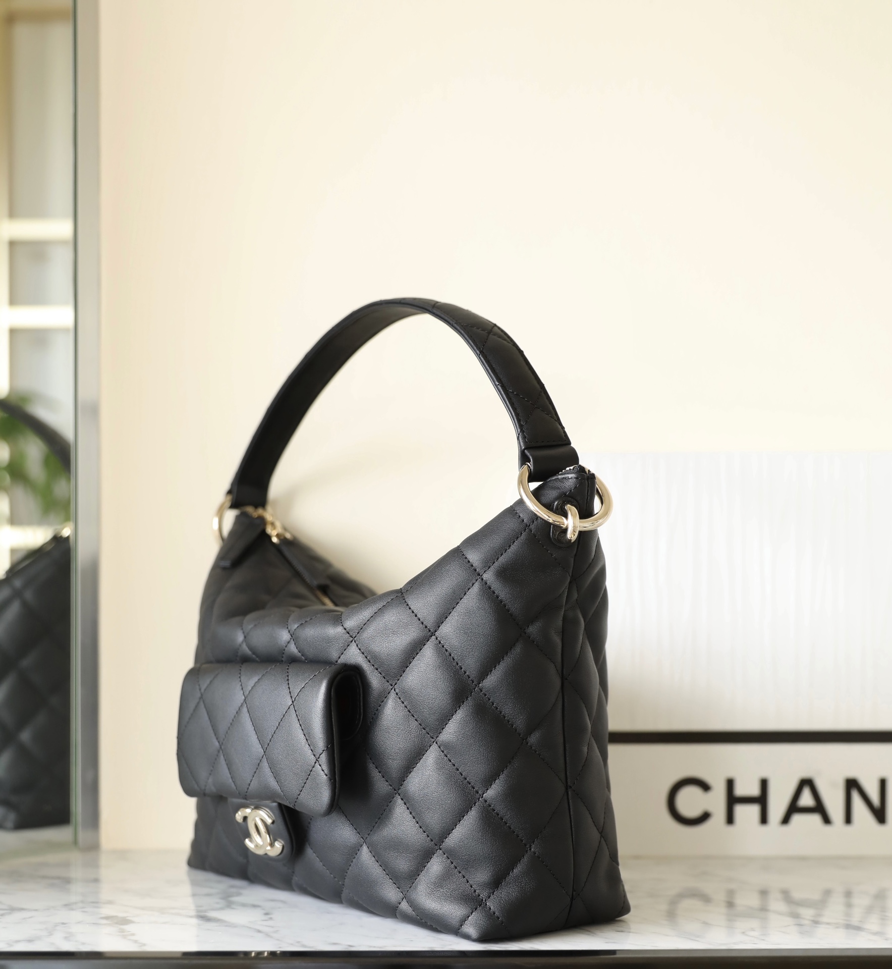 Ch*el hobo bag