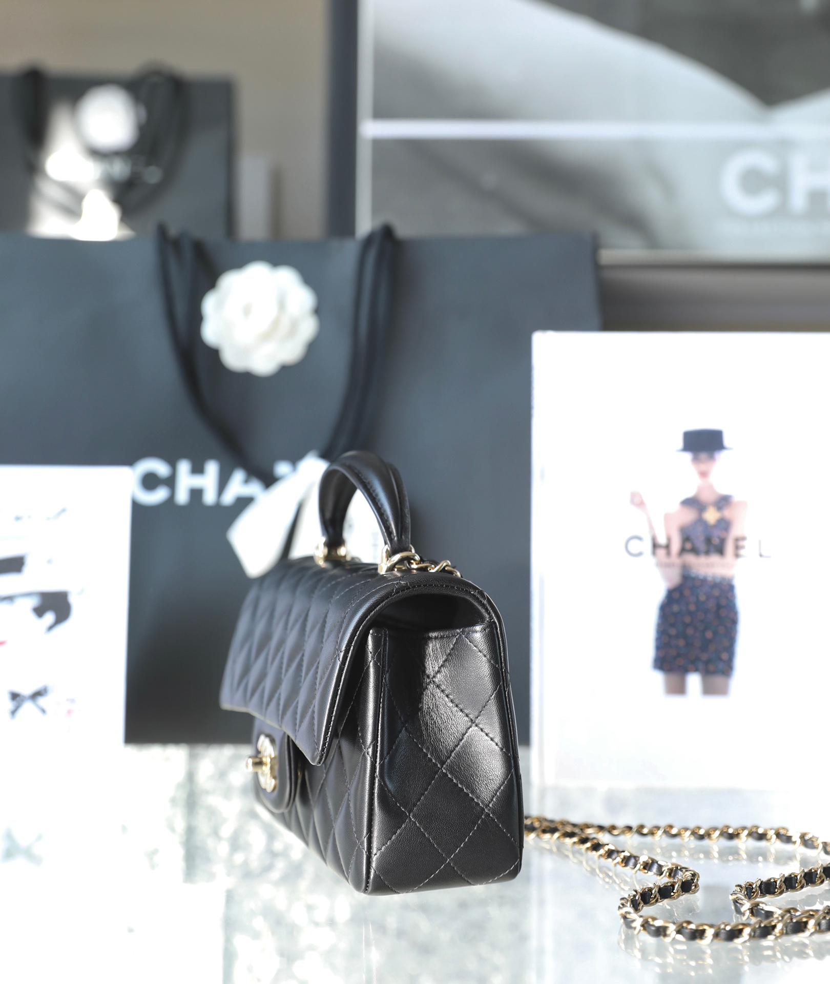 Ch*el mini handbag