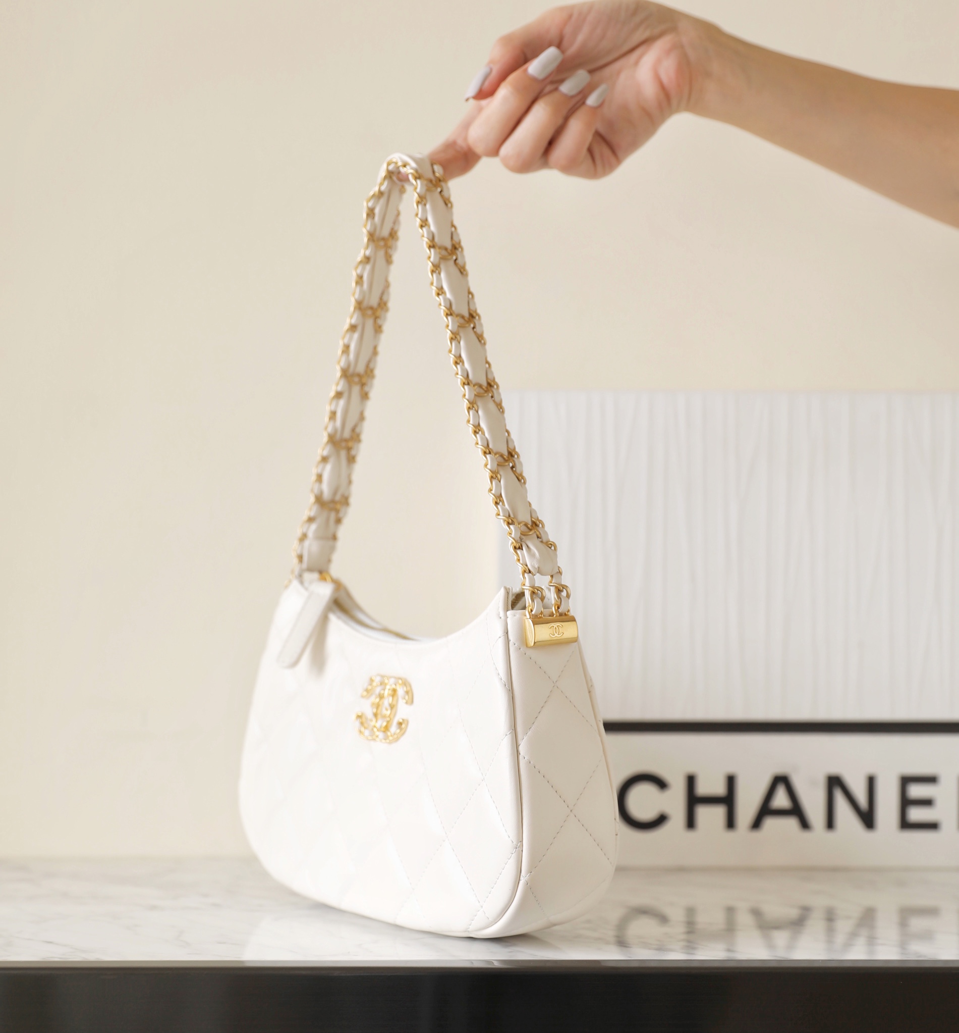 Ch*el hobo bag