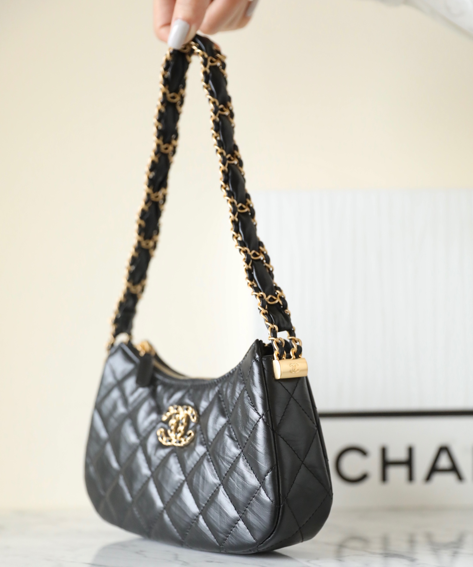 Ch*el hobo bag